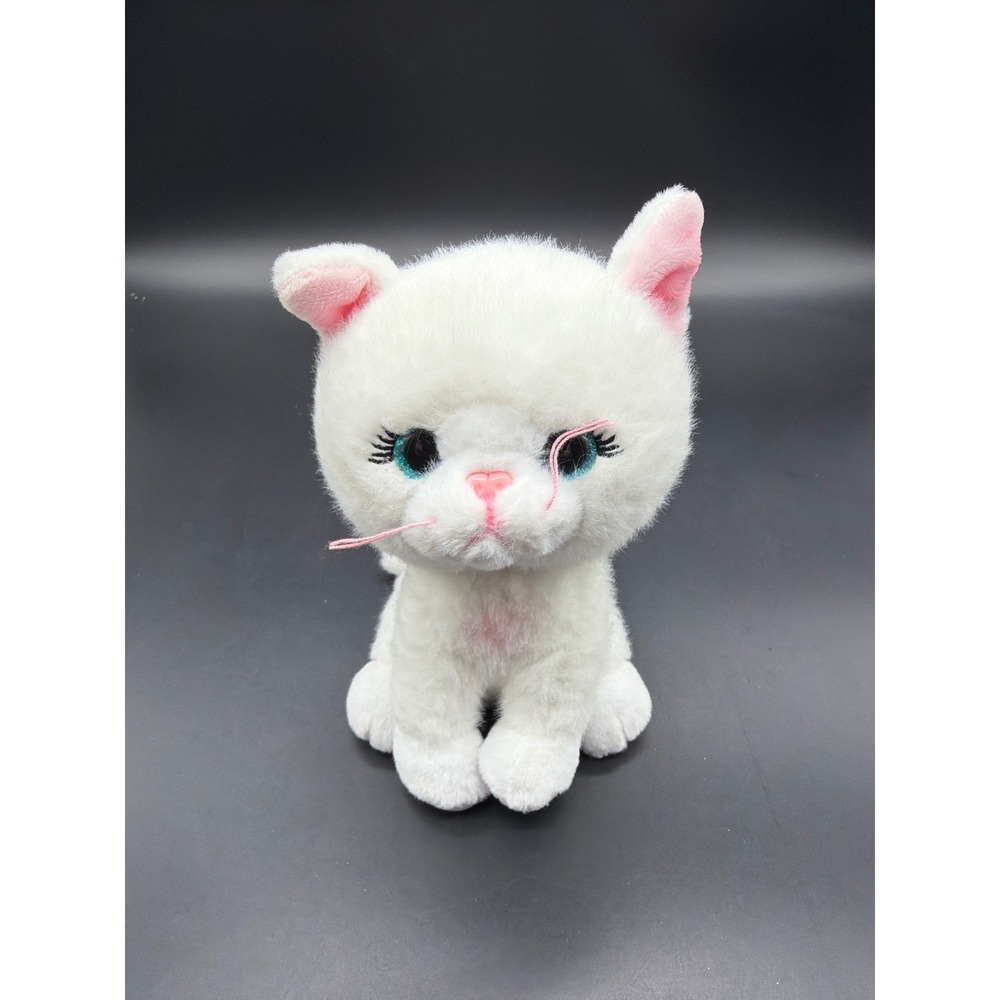Ty Beanie Boos Halloween Hairy the Spider Witch Hat and White Cat Plush Set - Picture 8 of 13